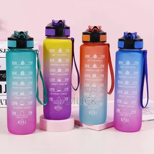 1l Motivational Water Bottle With Time Marker — Hk