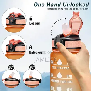 1l Motivational Water Bottle With Time Marker — Hk
