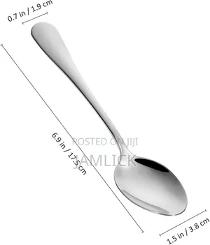 6pcs Stainless Steel Dinner Spoons —Hk