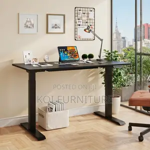 Office Desk; 1200mm Electric Coperation Adjustable Standing High Desk