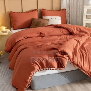 Pom-Pom Laced Duvet Cover Set | 6x6/6x7 | Bohemian Style