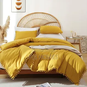 Pom-Pom Laced Duvet Cover Set | 6x6/6x7 | Bohemian Style