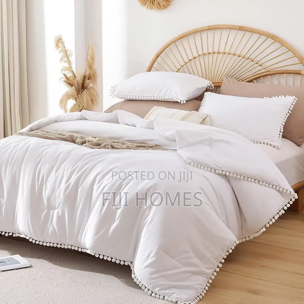 Pom-Pom Laced Duvet Cover Set | 6x6/6x7 | Bohemian Style