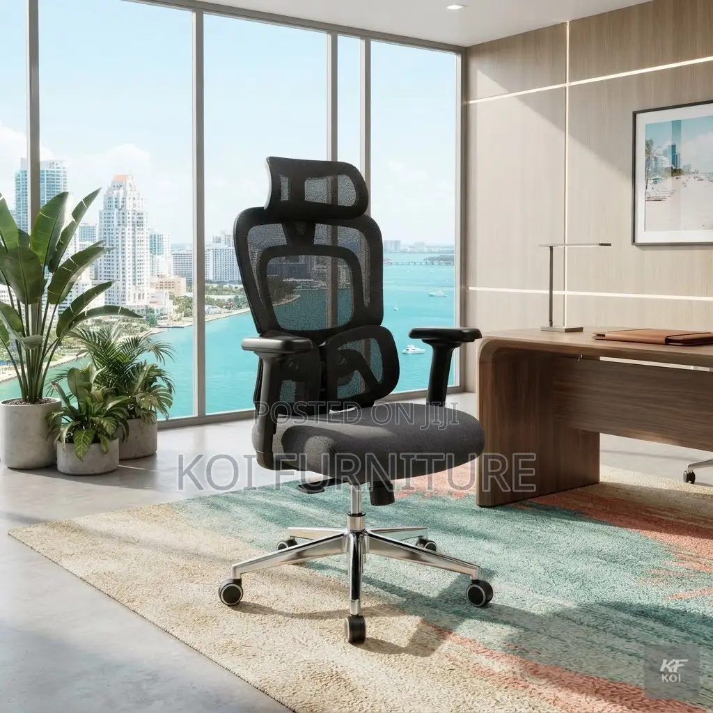 Office Chairs; Executive Dual Spine Support Orthopedic Chairs