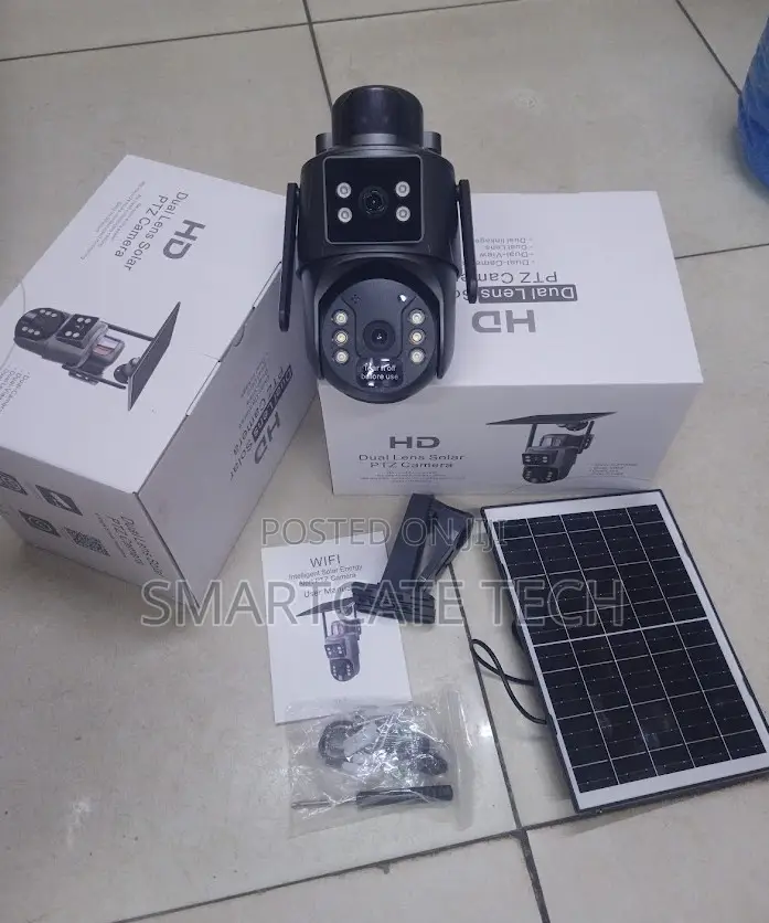 Dual Camera Lens 4G 4MP Solar CCTV – UBox