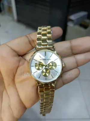 Michael Kors Ritz Chronograph Gold-Tone Stainless Steel Watch