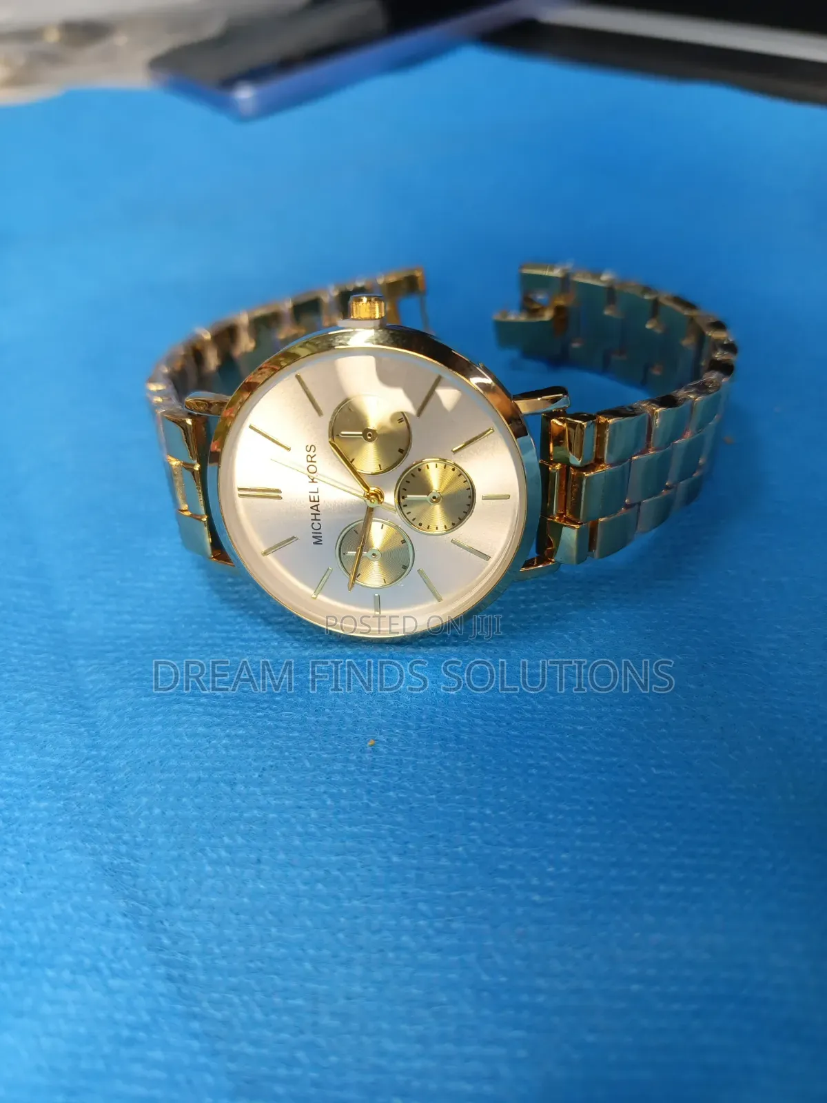 Michael Kors Ritz Chronograph Gold-Tone Stainless Steel Watch