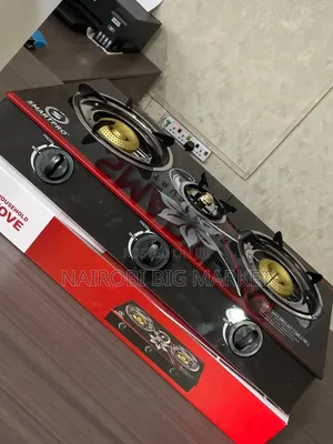 Smartpro Gas Stove 3 Burner Glass
