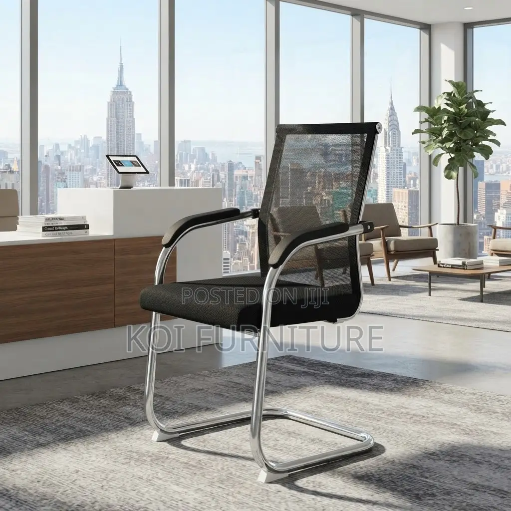 Office Chairs; Executive Office Mesh Breathable Visitors Seat