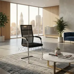 Office Chairs; Executive Office Mesh Breathable Visitors Seat