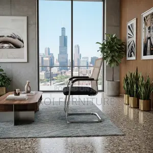 Office Chairs; Executive Office Mesh Breathable Visitors Seat
