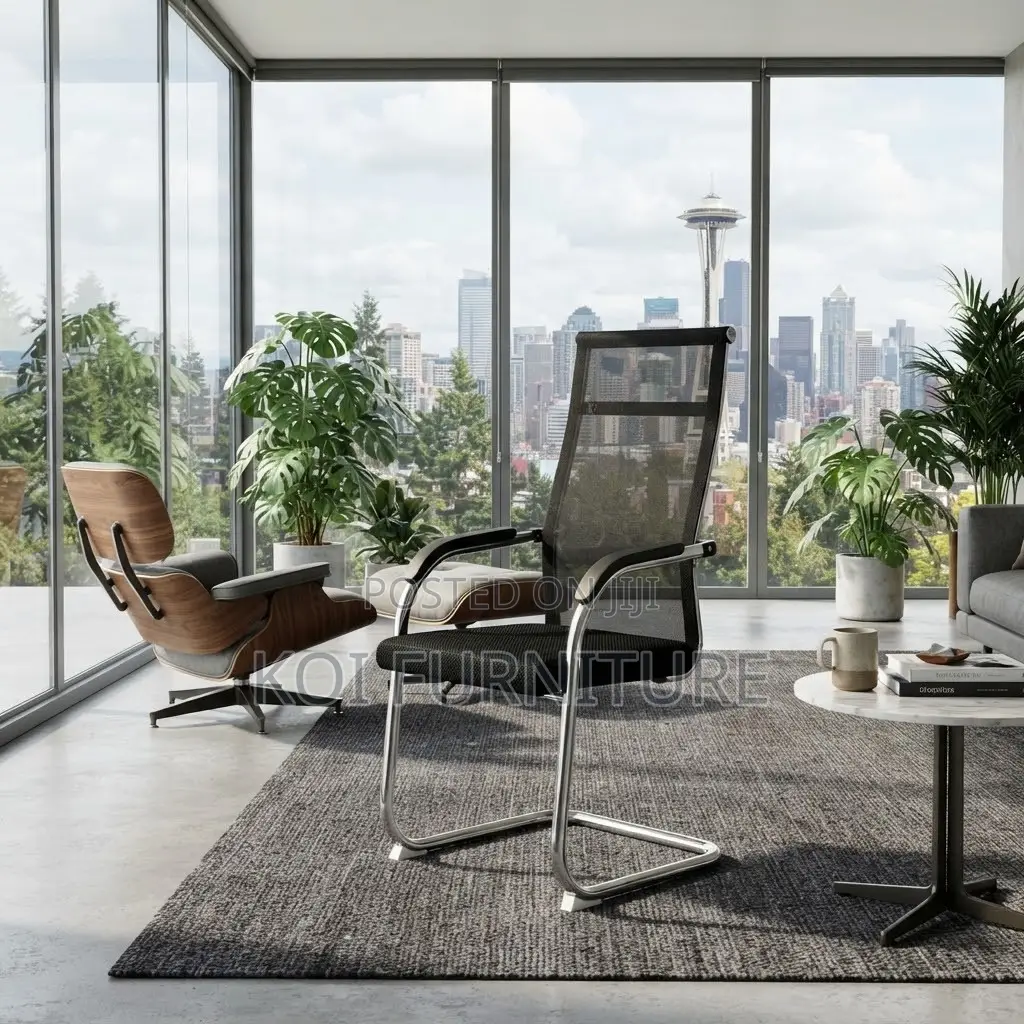 Office Chairs; Executive Office Mesh Breathable Visitors Seat