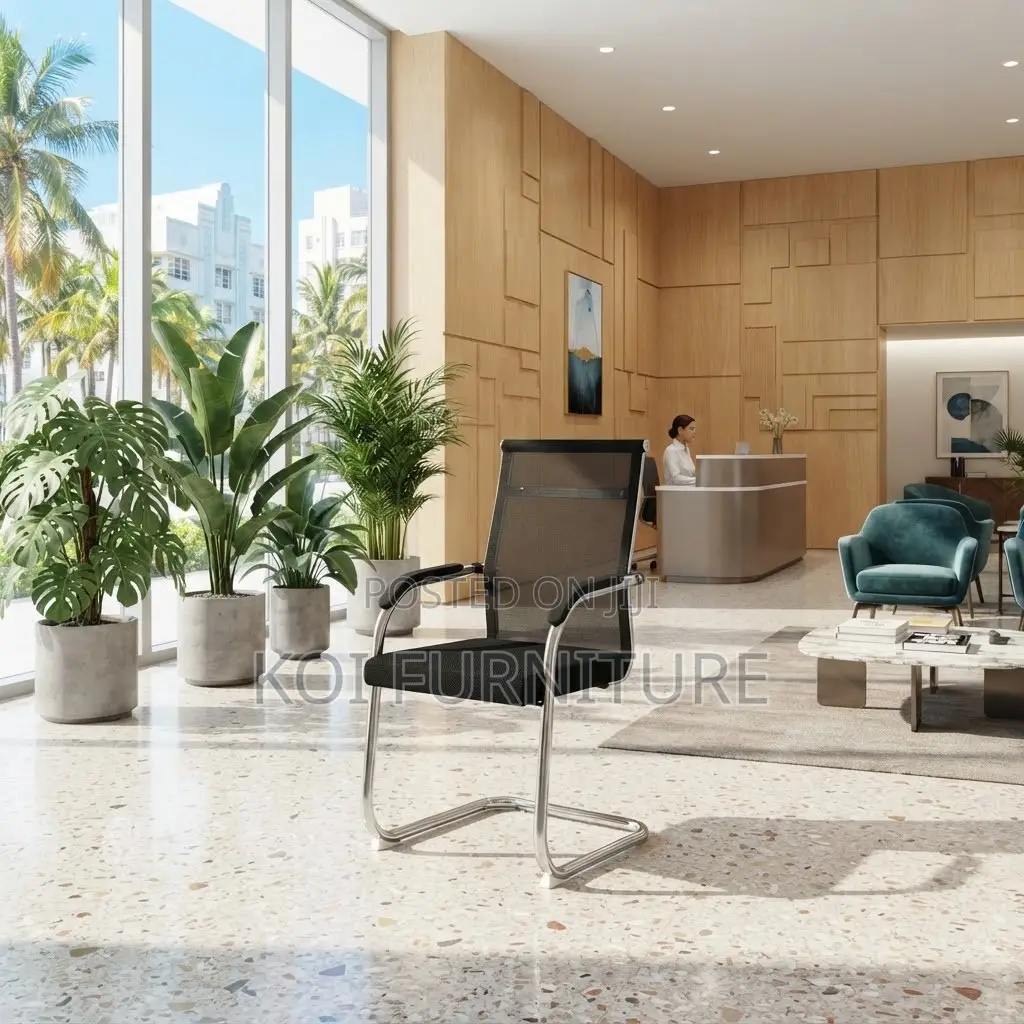 Office Chairs; Executive Office Mesh Breathable Visitors Seat