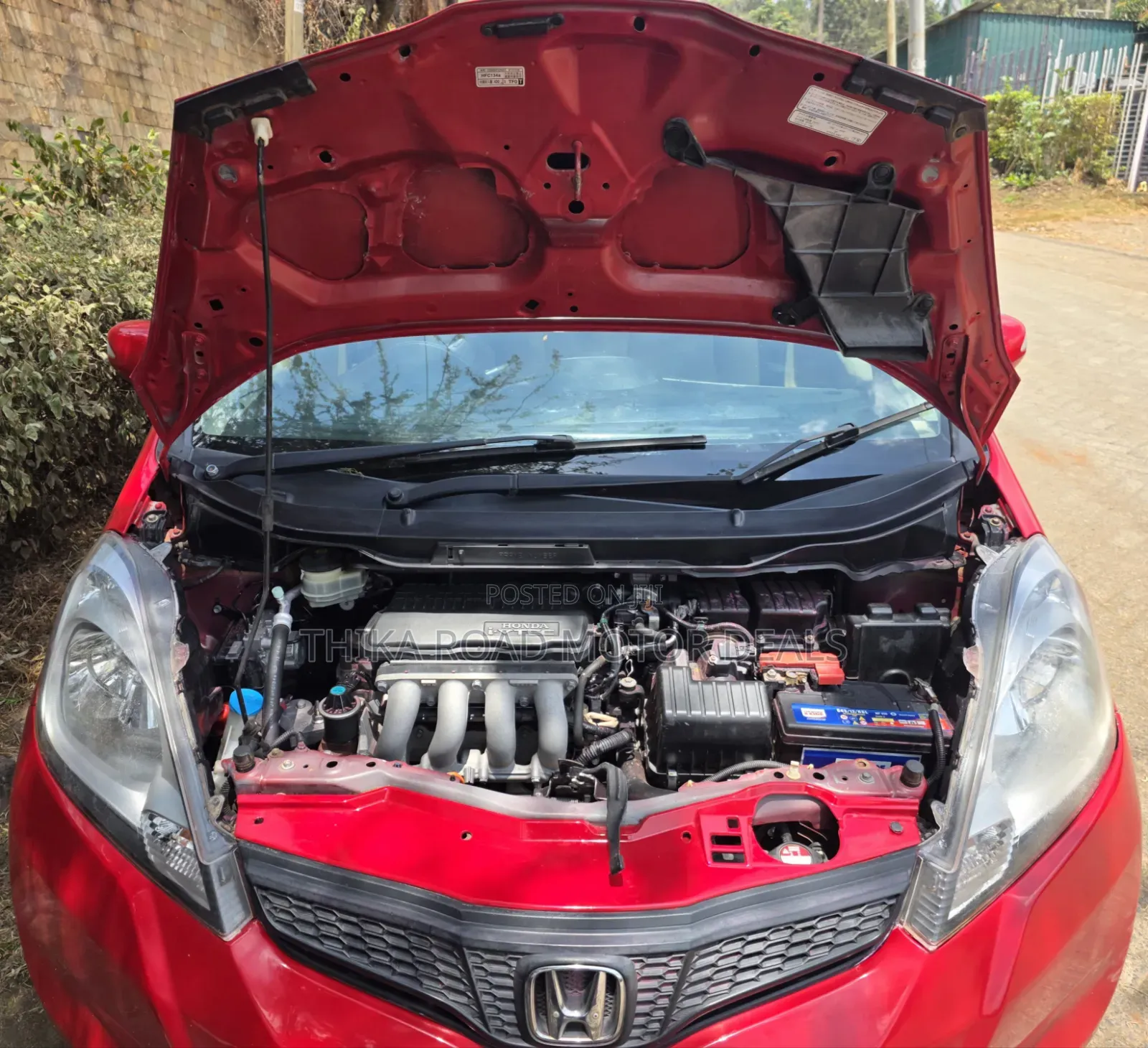 Honda Fit 2011 Red