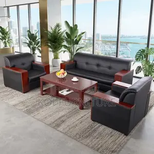 Office Sofa; Five Seaters Executive Staff Meeting High Sofa Set