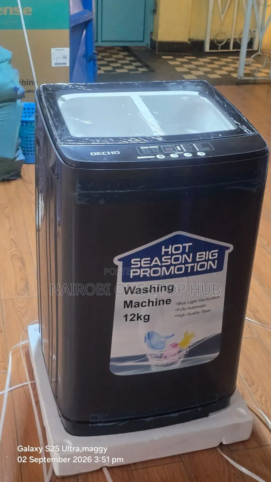Decho 12kg Fully Automatic Washing Machine