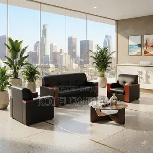 Office Sofa; Five Seaters Executive Staff Meeting High Sofa Set