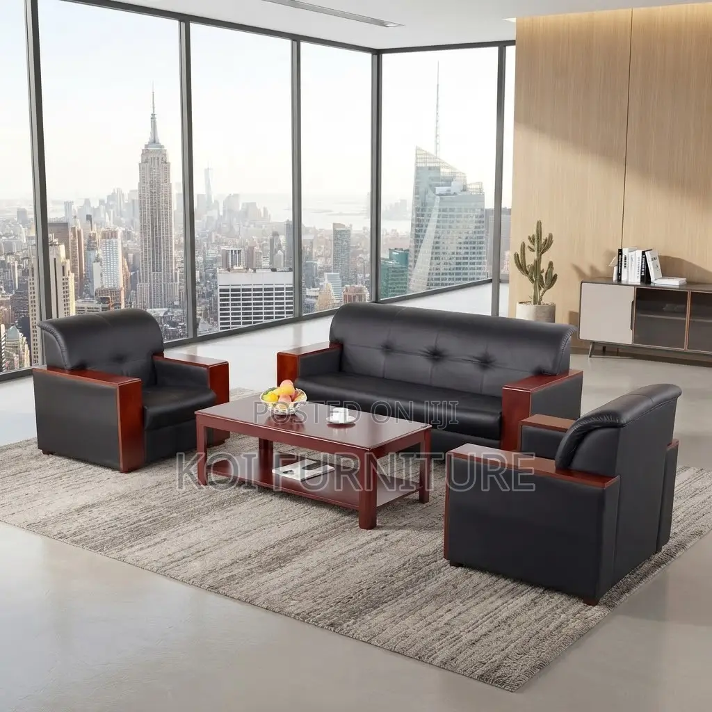 Office Sofa; Five Seaters Executive Staff Meeting High Sofa Set
