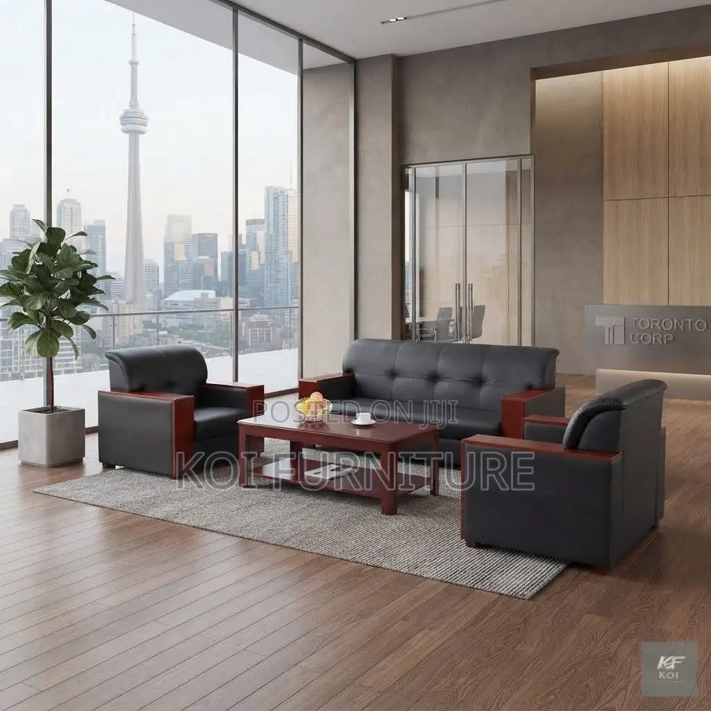 Office Sofa; Five Seaters Executive Staff Meeting High Sofa Set