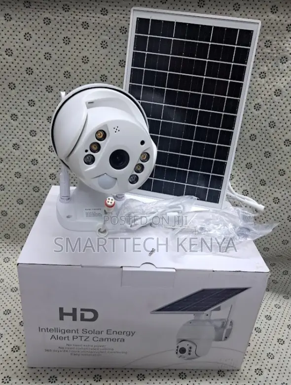 UBOX 4G Solar PTZ Security Camera, Single Lens Outdoor CCTV Camera