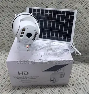 Single Lens Intelligent Solar PTZ Camera 4mp 4g Sim, Ubox CCTV Camera