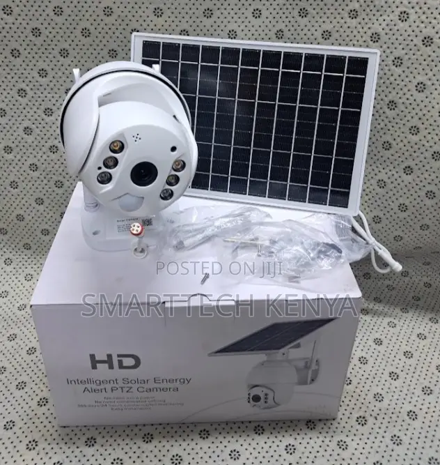 Single Lens Intelligent Solar PTZ Camera 4mp 4g Sim, Ubox CCTV Camera
