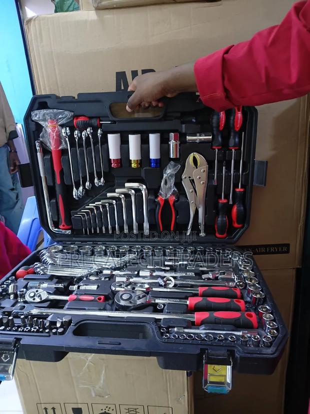 142PCS Heavy Duty Tool Kit – Home, Car & Workshop