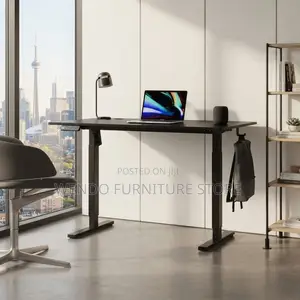 Office Desk; 1600mm Electric Adjustable Urban Home Office Table