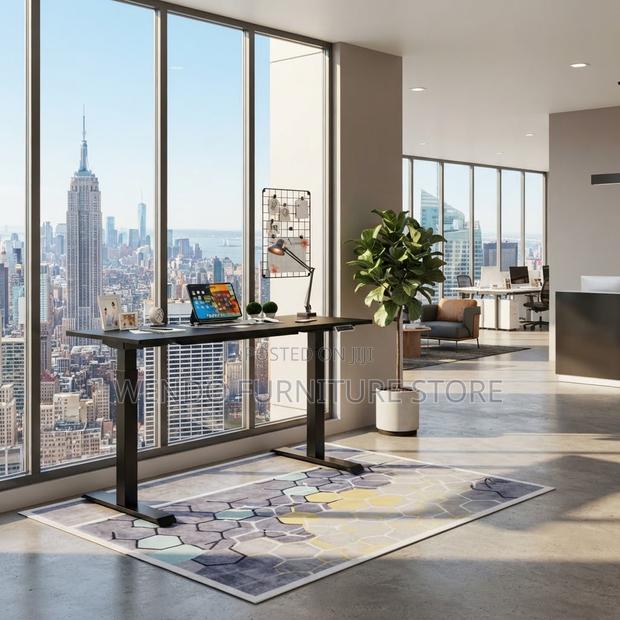 Office Desk; 1600mm Electric Adjustable Urban Home Office Table - thumbnail 4