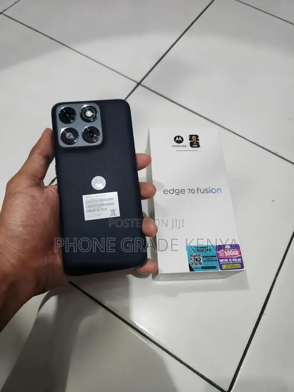 New Motorola Edge 70 Fusion 256 GB Black