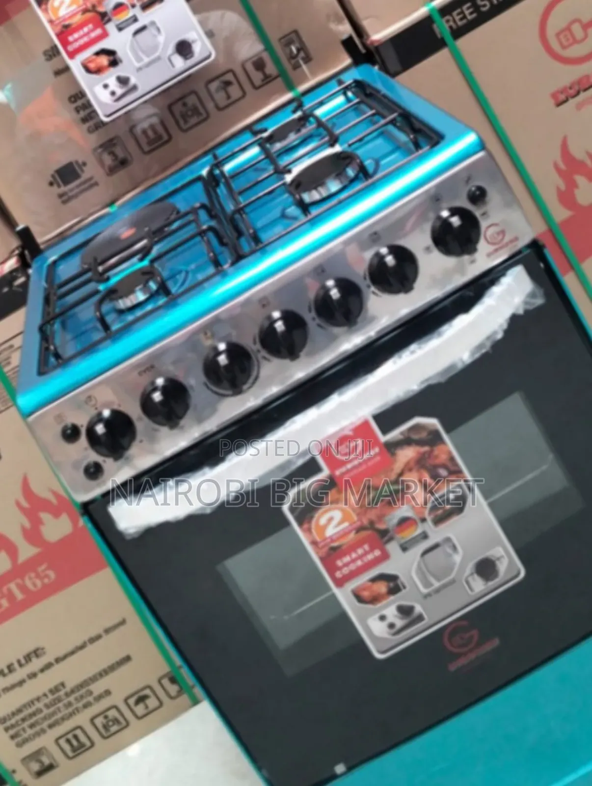 Eurochef 60*65 3+1 Standing Cooker