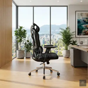 Office Chairs; Orthopedic High Backrest Mesh Recliner Fabric Seats