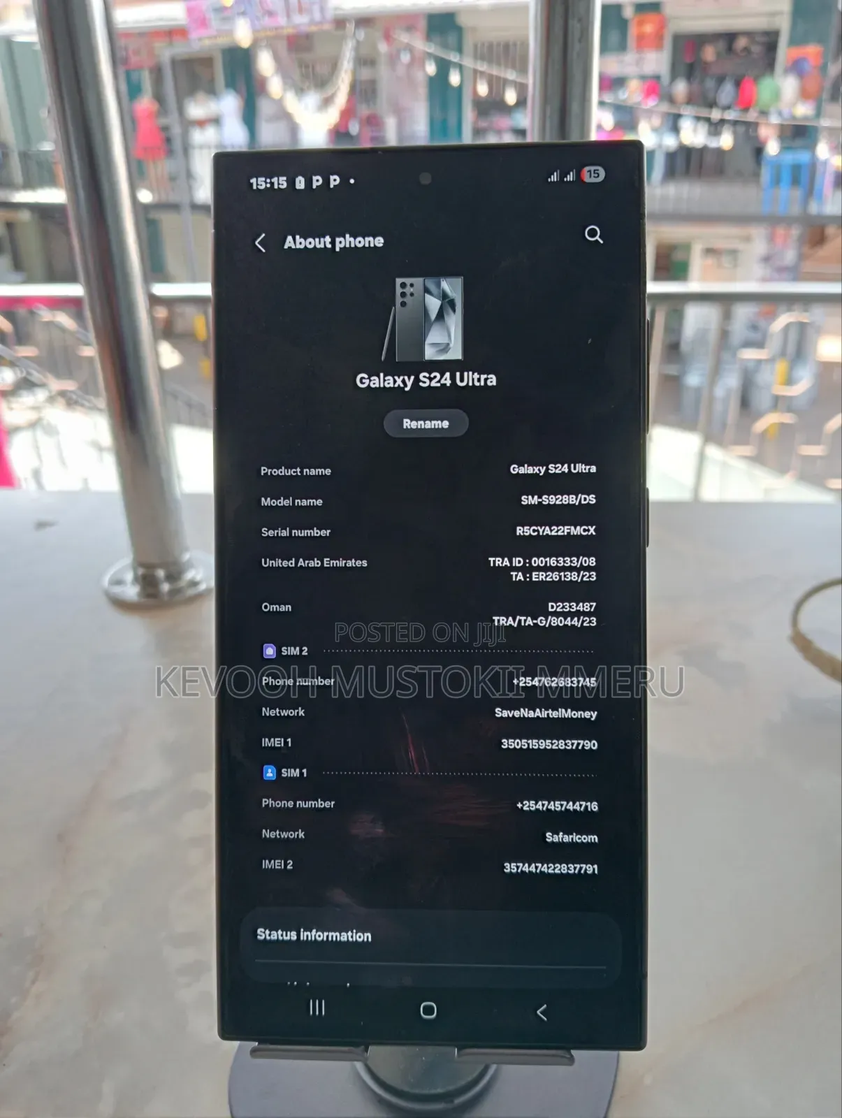 Samsung Galaxy S24 Ultra 256 GB Black