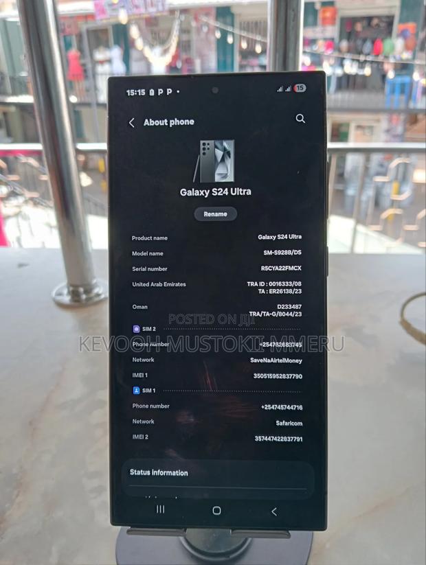 Samsung Galaxy S24 Ultra 256 GB Black