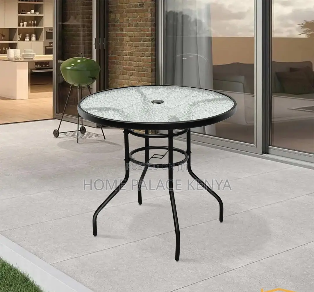 Dining Table; Outdoor Bistro Dining Table for Patio and Garden