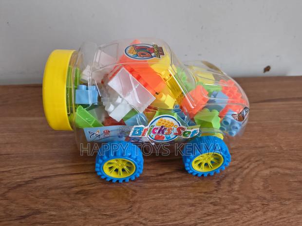 Building Block Car-Jar Set