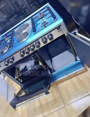 Haier 60*90 4+2 Standing Cooker With Gas Compartment & Sensor