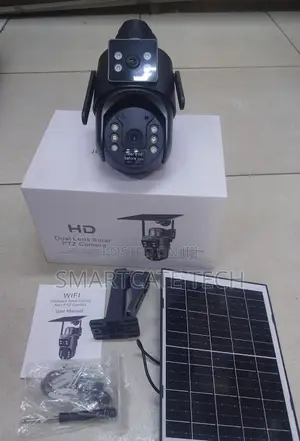 4MP Dual Lens Solar Camera – 4G SIM CCTV