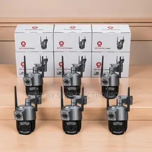 Alarm Warning Light Bulk Prices 4G WIFI PTZ Rotating Electric Camera
