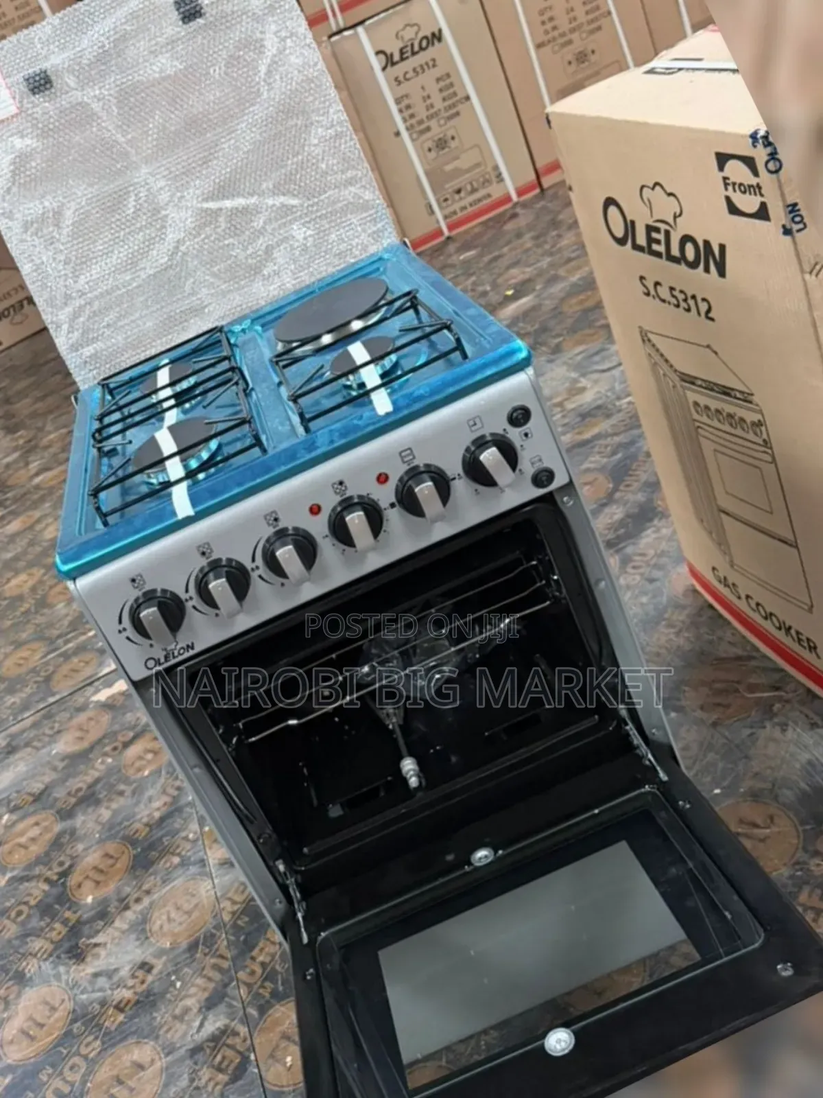 Olelon New  Model Free Standing 3+1 Cooker