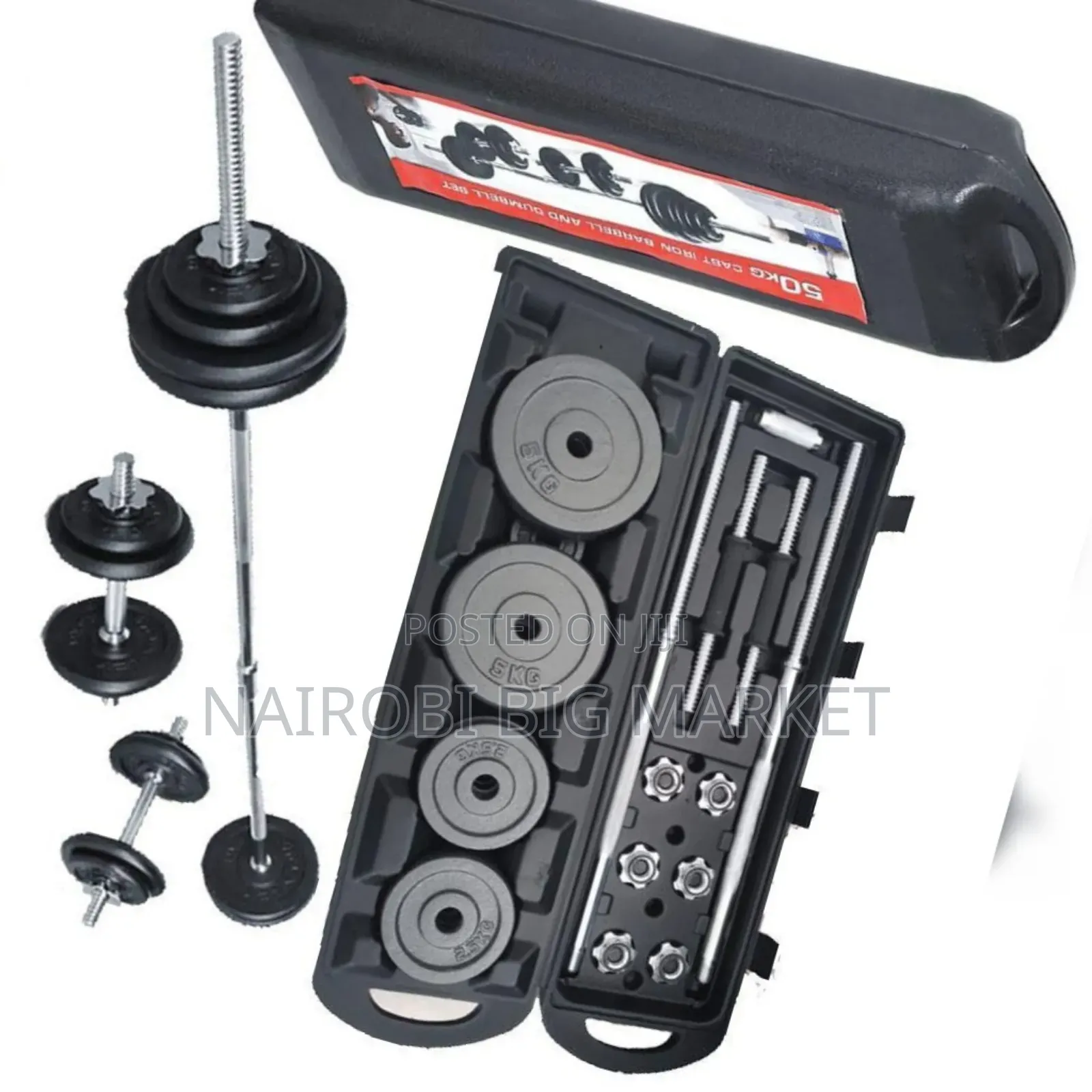 York 50kgs Dumbbells Set
