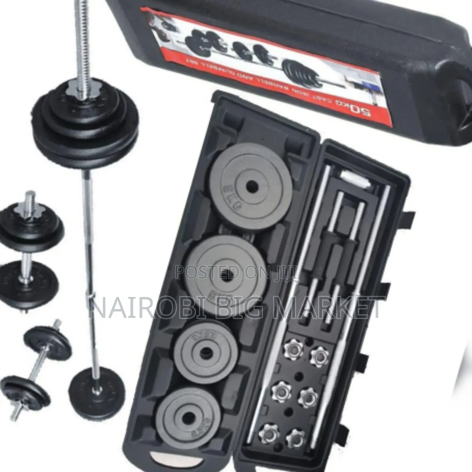 York 50kgs Dumbbells Set