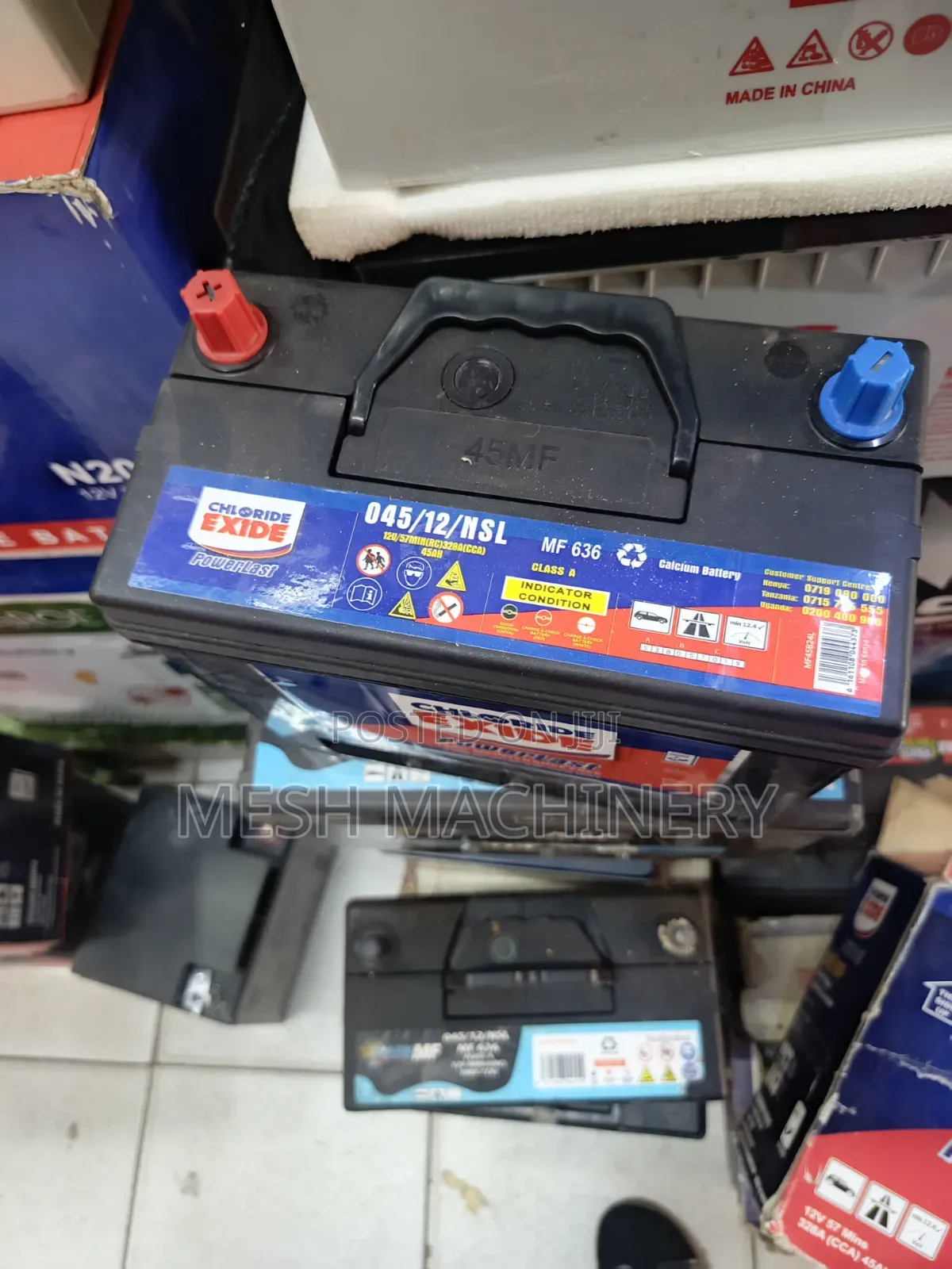 045 Car Battery Chlorides Exide Battery