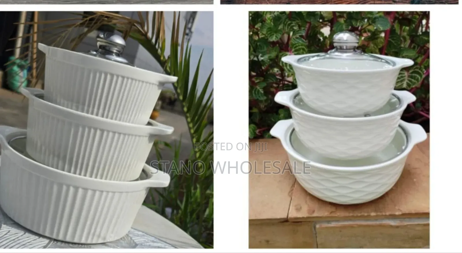 3pcs Casserole Dishes