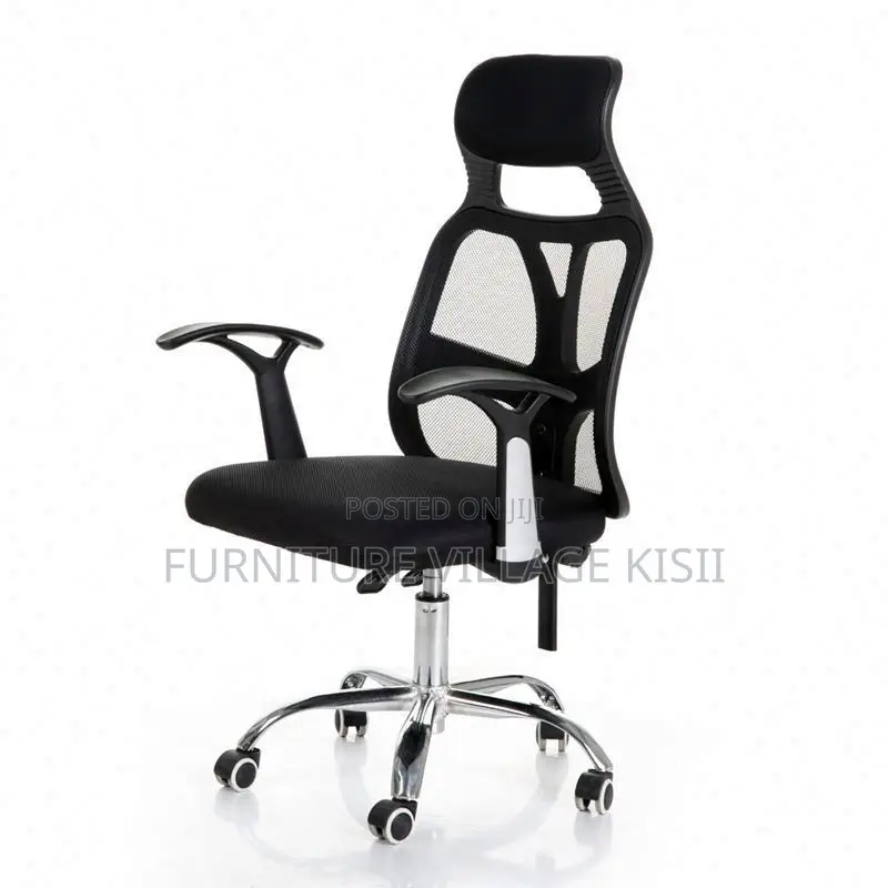 Office Chair ; Black Ergonomic Swivel Office Chair