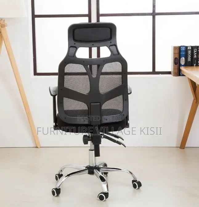 Office Chair ; Black Ergonomic Swivel Office Chair