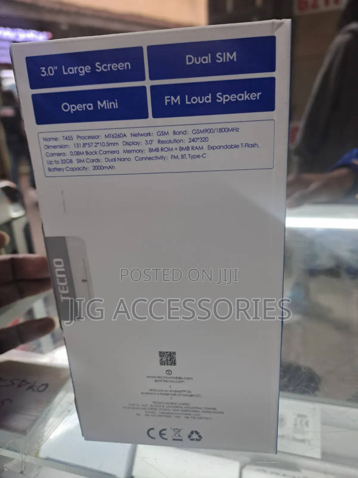 New Tecno T455 Black