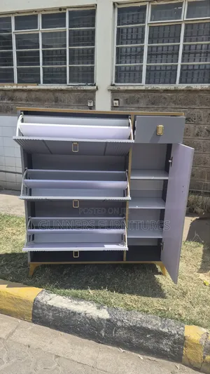 Modern Bucket Flip Shoe Rack
