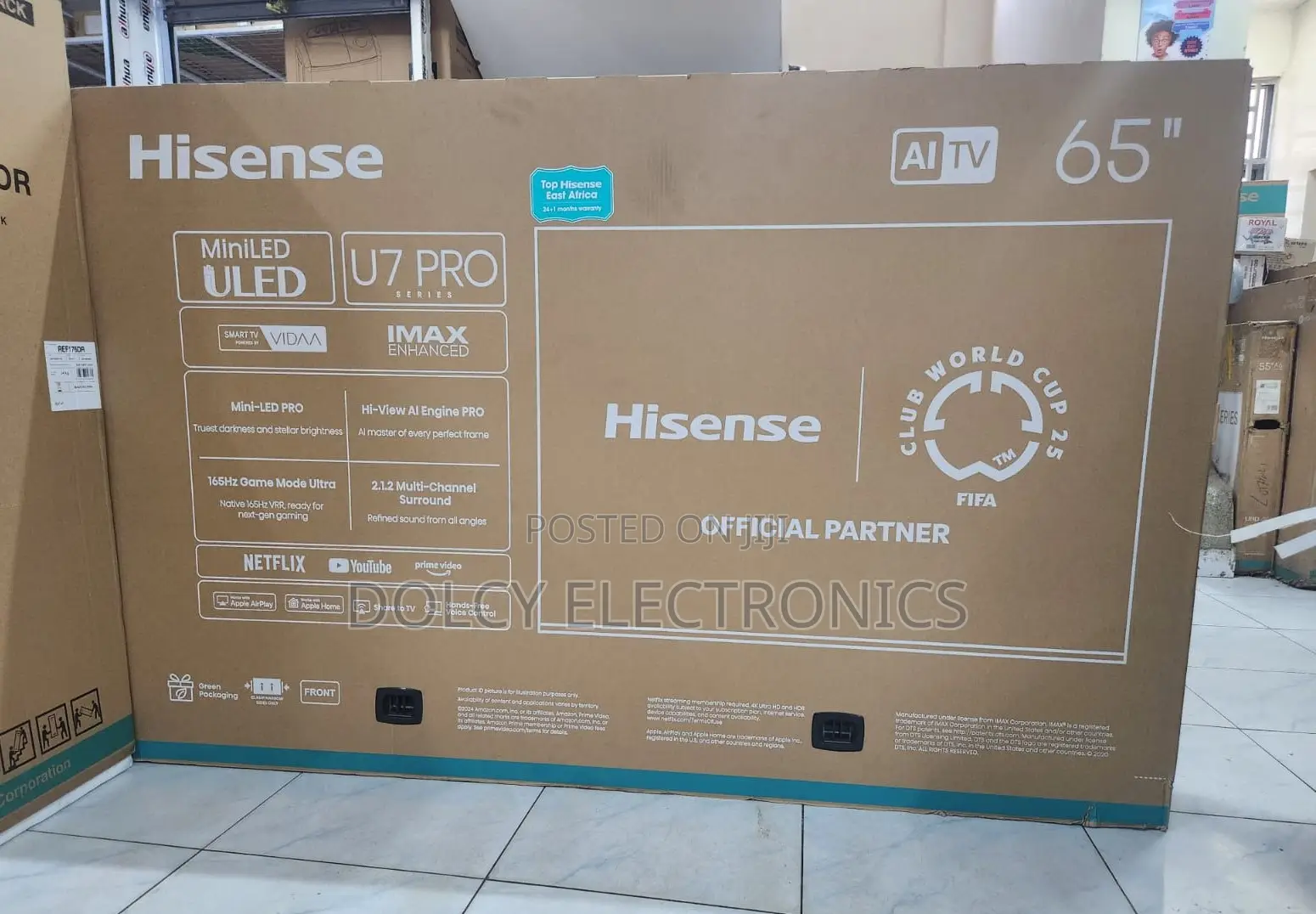 Hisense 65 U7 Pro MiniLed AI