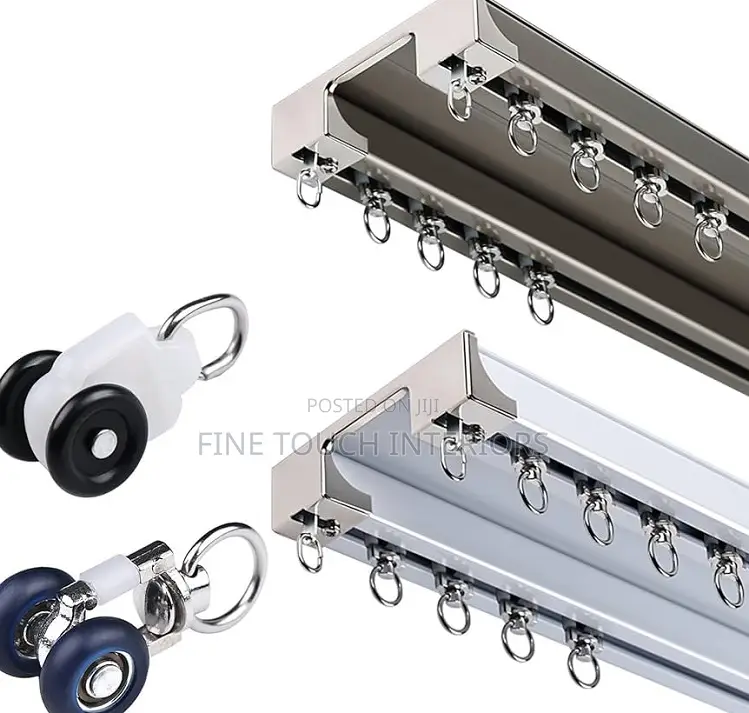 Double Curtain Rails for Offices | Quality Fittings